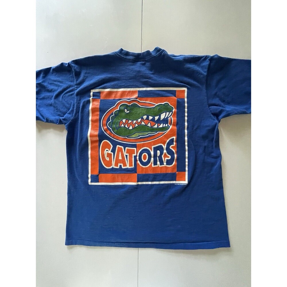 XL Vintage 90’s Florida Gators Double-Sided Pocket T-Shirt Tennessee River Gold